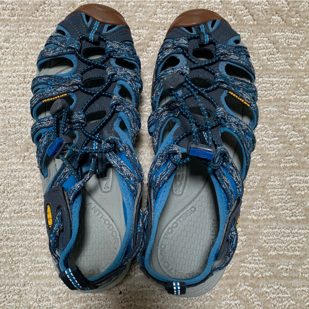 Keen Women's Navy Strappy Sandals waterproof Hiking sandals - Picture 2 of 9